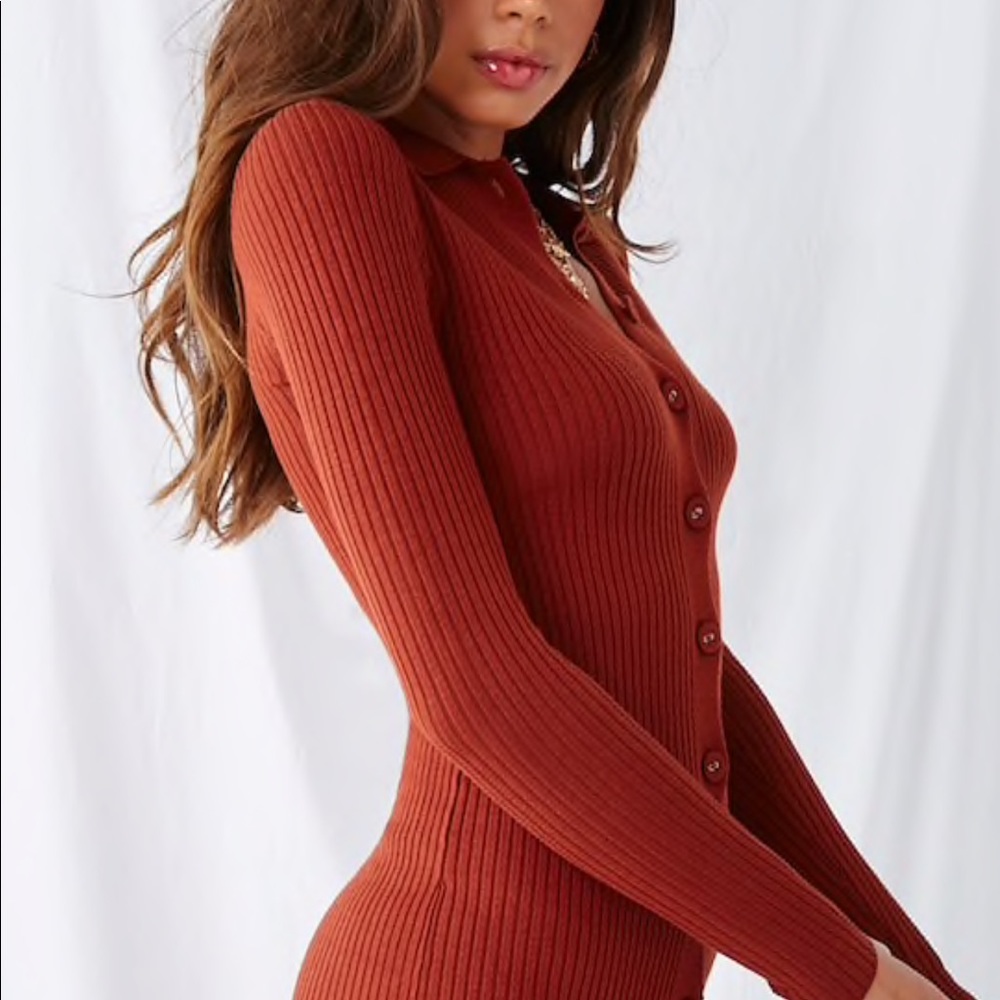NWT🍑SEXY Button Down Sweater Dress🍑